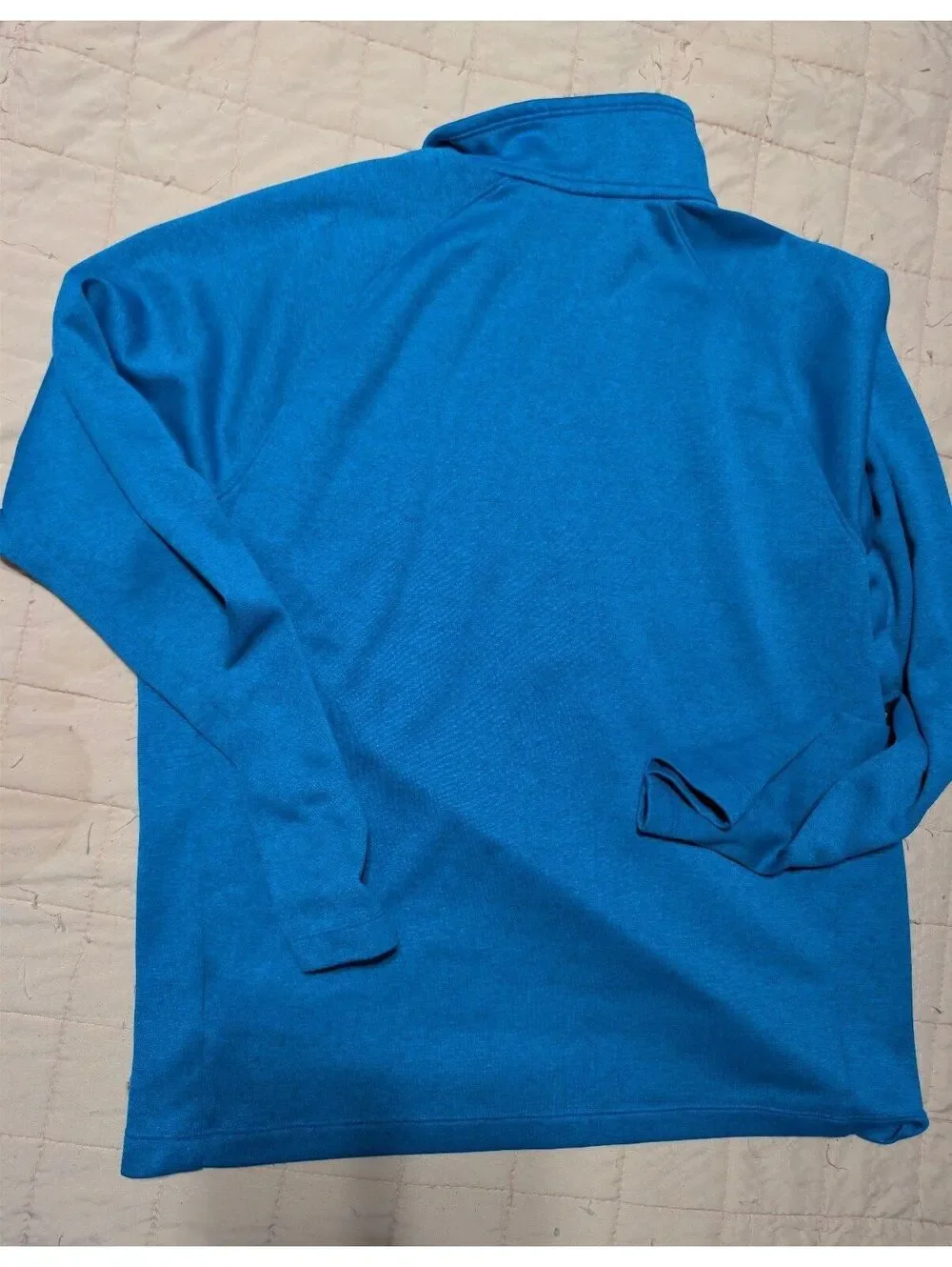 The North Face Men's Large Blue Quarter Zip Pullover Fleece Sweatshirt